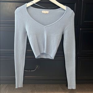 PacSun Cropped Long Sleeve Top